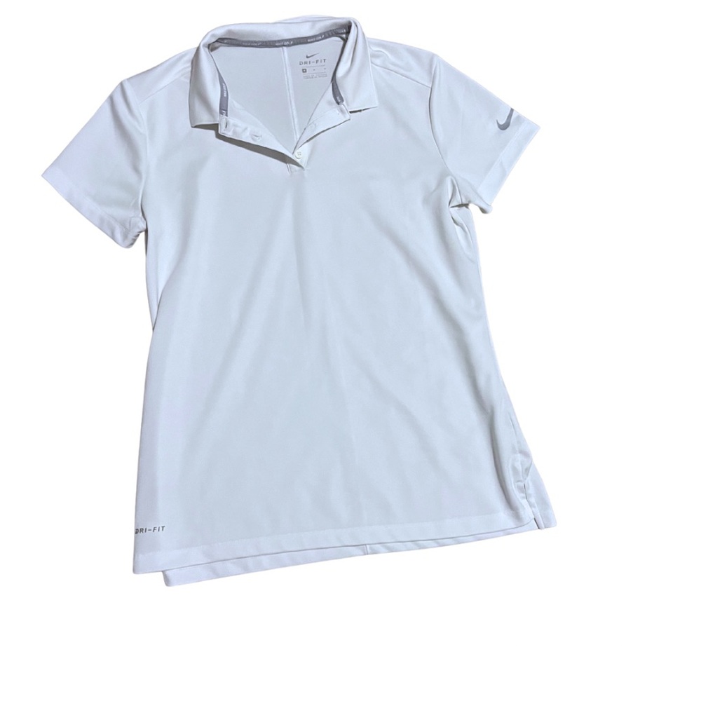 Nike women’s White Dri-FIT Golf Polo